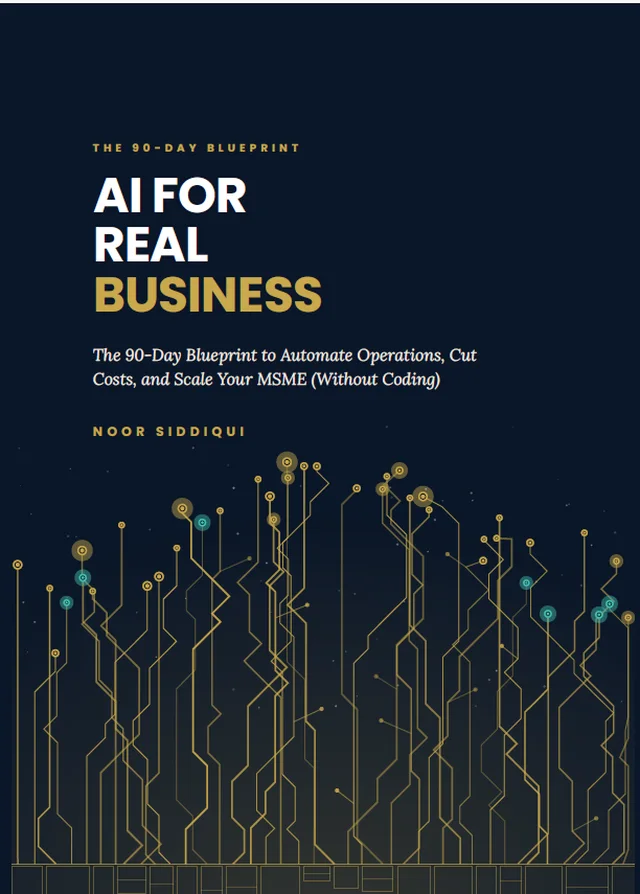 Cover of AI For Real Business by Noor Siddiqui